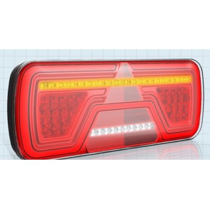 LED Gecombineerd licht met dynamische richtingaanwijzer LED/10-30V IP67 links
