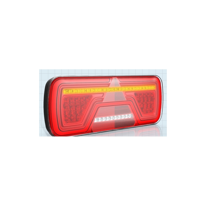 LED Gecombineerd licht met dynamische richtingaanwijzer LED/10-30V IP67 links