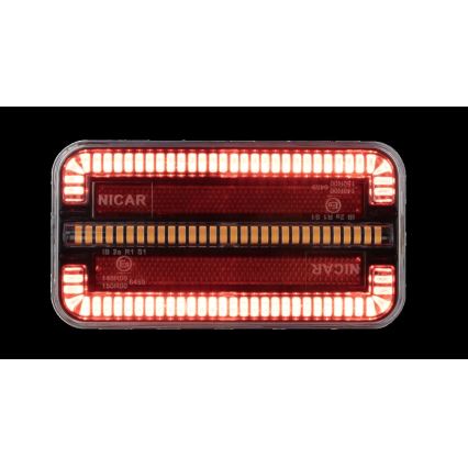 LED Gecombineerd licht met dynamische richtingaanwijzer LED/12-24V IP65