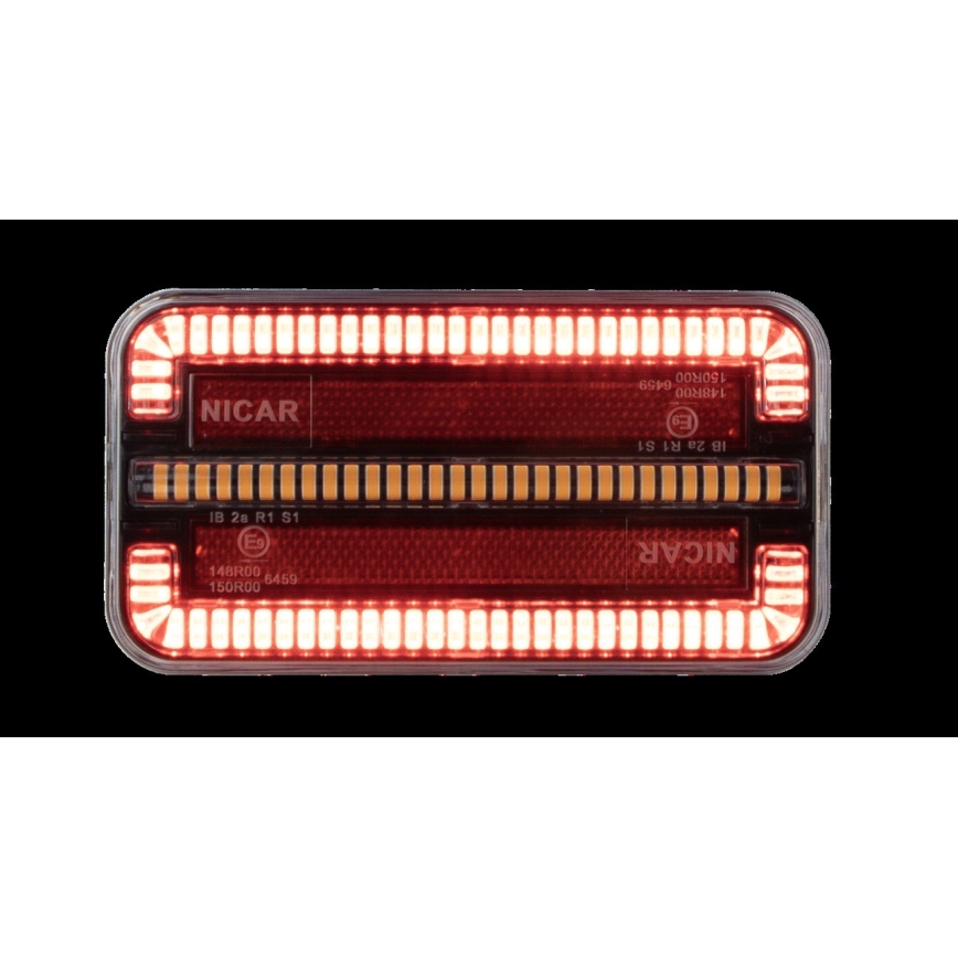 LED Gecombineerd licht met dynamische richtingaanwijzer LED/12-24V IP65