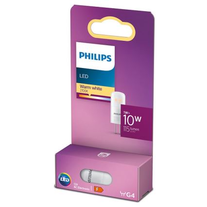 LED Gloeilamp Philips G4/1W/12V 2700K