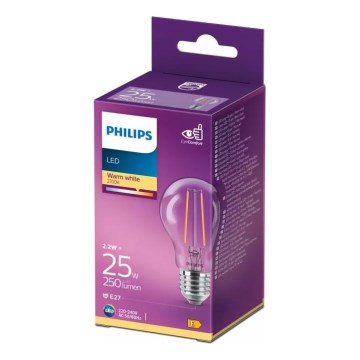 LED-gloeilamp VINTAGE Philips A60 E27/2,2W/230V 2700K