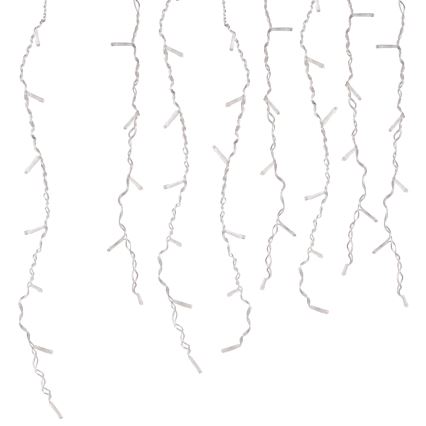 LED-gordijn ESTELLA 47xLED/8 functies 3,5 m warm wit