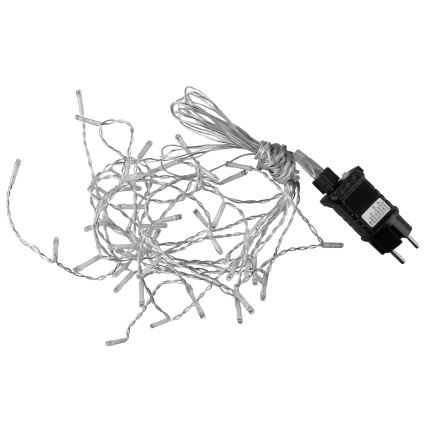 LED-gordijn ESTELLA 47xLED/8 functies 3,5 m warm wit