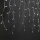LED-gordijnverlichting voor buiten, 180 LEDs, 7 functies, 10,9 m, IP44, koud wit