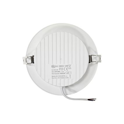 LED Hang plafondverlichting CIRCLE LED/12W/230V 4000K diameter 17 cm wit