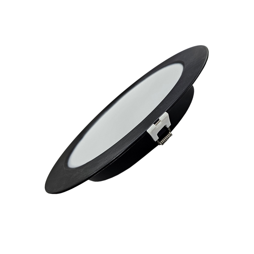 LED Hang plafondverlichting CIRCLE LED/18W/230V 4000K diameter 22 cm zwart