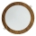 LED Hang plafondverlichting CIRCLE LED/18W/230V 4200K diameter 22 cm bruin