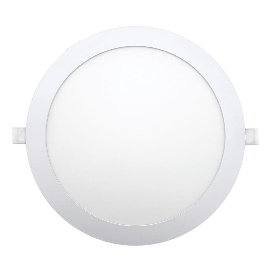 LED Hang plafondverlichting CIRCLE LED/24W/230V 6500K diameter 30 cm wit