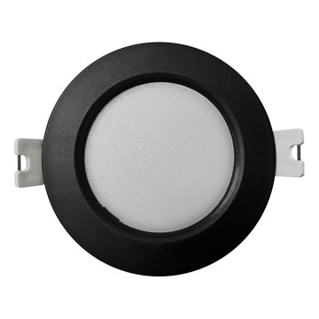 LED Hang plafondverlichting CIRCLE LED/3W/230V 4000K diameter 9 cm zwart
