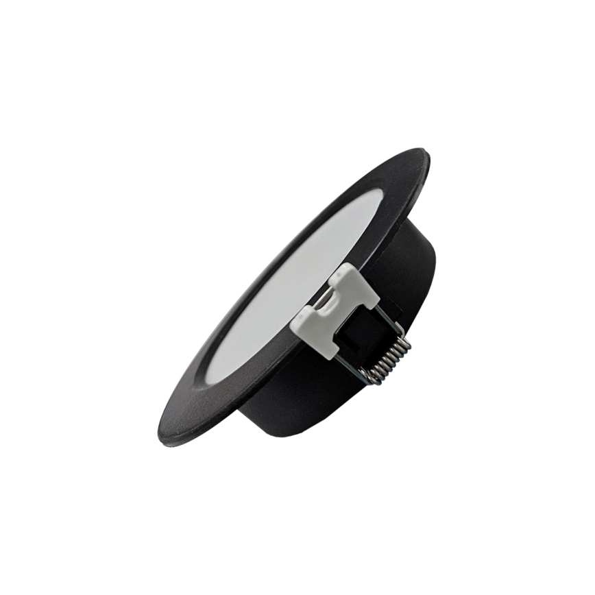 LED Hang plafondverlichting CIRCLE LED/3W/230V 4000K diameter 9 cm zwart