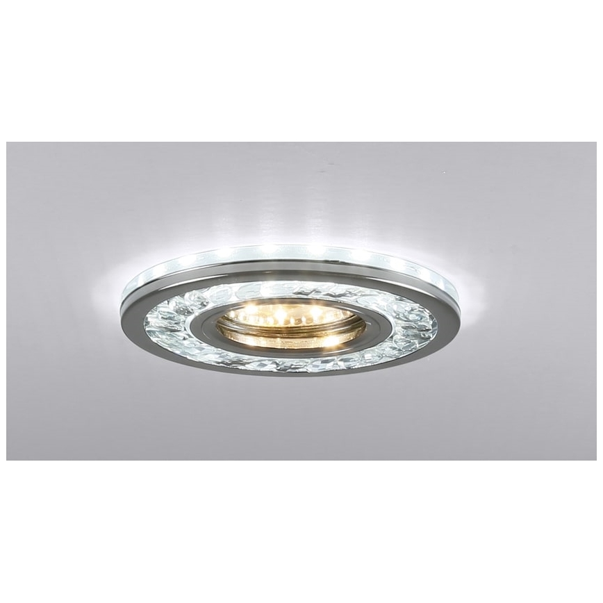 LED Hang plafondverlichting EYE 1xGU10/50W + LED/3W/230V