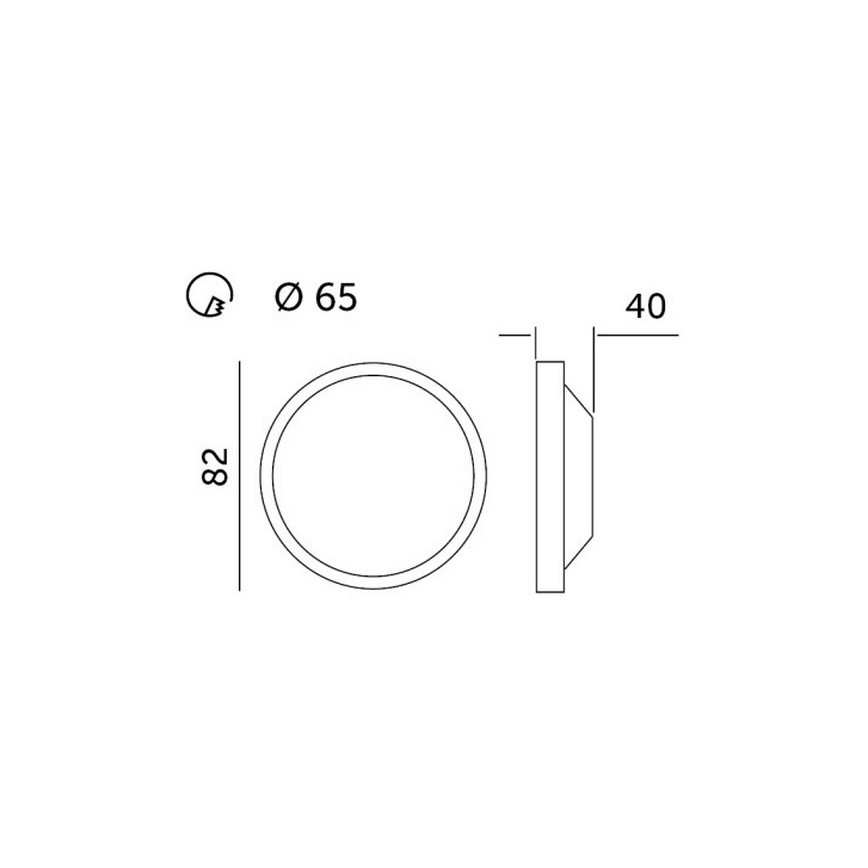 LED Hang plafondverlichting HALO LED/5W/230V 3000K