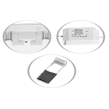 Hangende LED Badkamer plafond verlichting LADA LED/18W/230V 4100K IP44