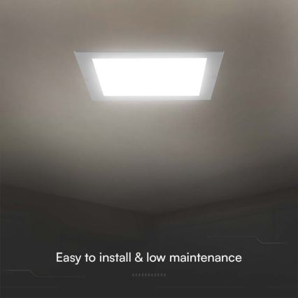 LED Hang plafondverlichting LED/18W/230V 22x22 cm 4000K wit