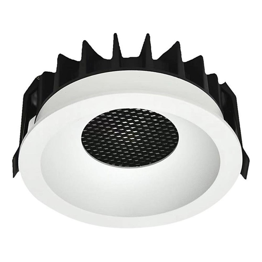 LED Hang plafondverlichting LED/18W/230V 3000/4000/6400K diameter 10,6 cm wit