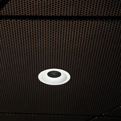 LED Hang plafondverlichting LED/18W/230V 3000/4000/6400K diameter 10,6 cm wit