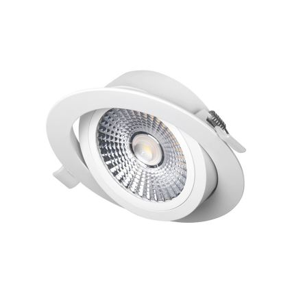 LED Hang plafondverlichting LED/18W/230V 3000K diameter 11,5 cm wit