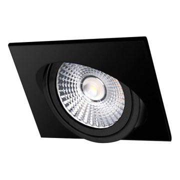 LED Hang plafondverlichting LED/18W/230V 4000K 11,5x11,5 cm zwart
