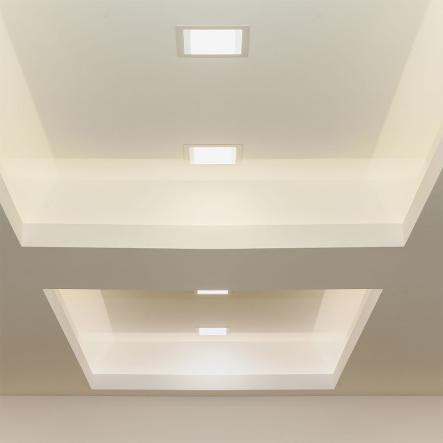 LED Hang plafondverlichting LED/24W/230V 29,5x29,5 cm 4000K wit