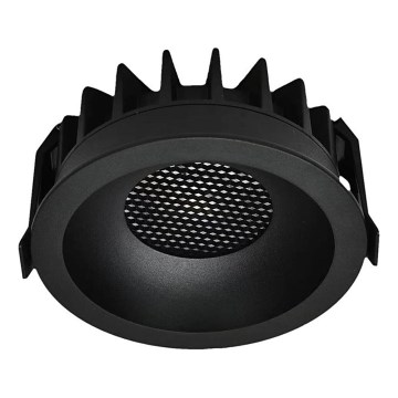 LED Hang plafondverlichting LED/24W/230V 3000/4000/6400K ø 13,5 cm zwart