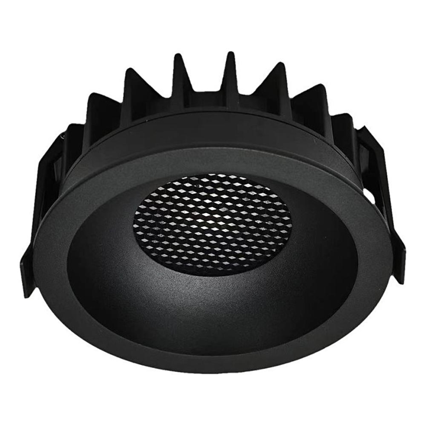 LED Hang plafondverlichting LED/24W/230V 3000/4000/6400K ø 13,5 cm zwart