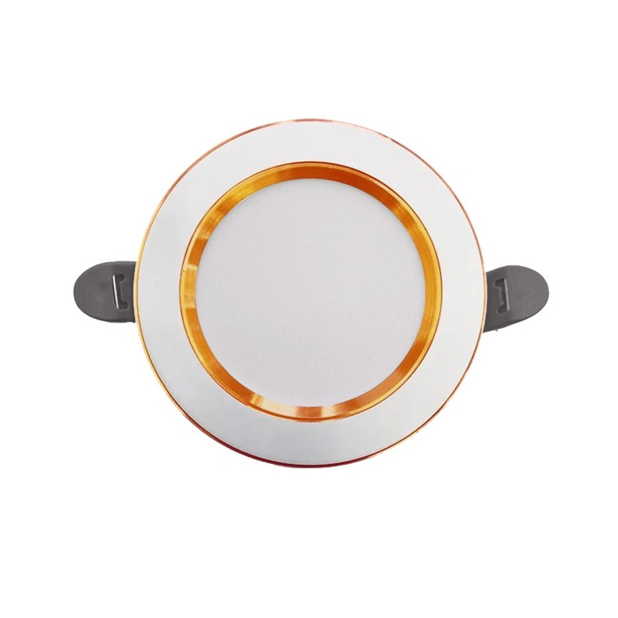 LED Hang plafondverlichting LED/7,5W/230V 4000K wit/goud