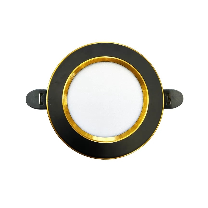 LED Hang plafondverlichting LED/7,5W/230V 4000K zwart/goud