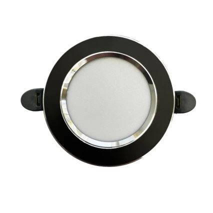 LED Hang plafondverlichting LED/7,5W/230V 4000K zwart/zilver