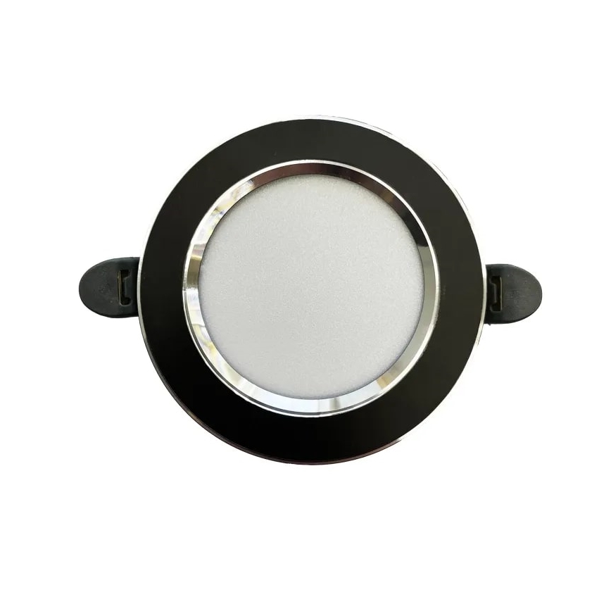 LED Hang plafondverlichting LED/7,5W/230V 4000K zwart/zilver