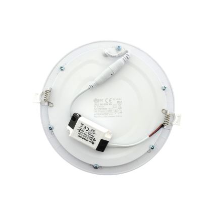 LED Hang plafondverlichting QTEC LED/15W/230V 4200K diameter 18,8 cm