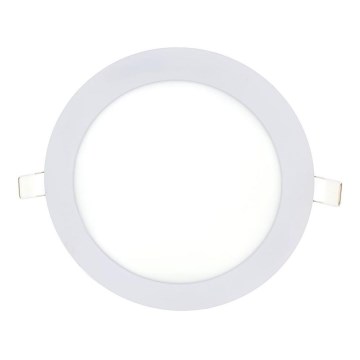 LED Hang plafondverlichting QTEC LED/18W/230V 6500K diameter 22 cm