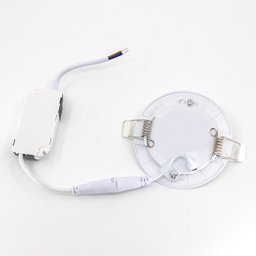 LED Hang plafondverlichting QTEC LED/3W/230V 2700K diameter 8,3 cm