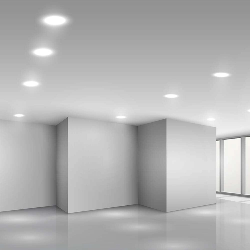 LED Hang plafondverlichting SAMSUNG CHIP LED/24W/230V 6500K diameter 29,4 cm wit