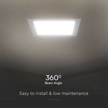 LED Hang plafondverlichting SAMSUNG CHIP LED/6W/230V 6500K 12x12 cm wit