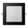 LED Hang plafondverlichting SQUARE LED/12W/230V 4000K 17x17 cm zwart