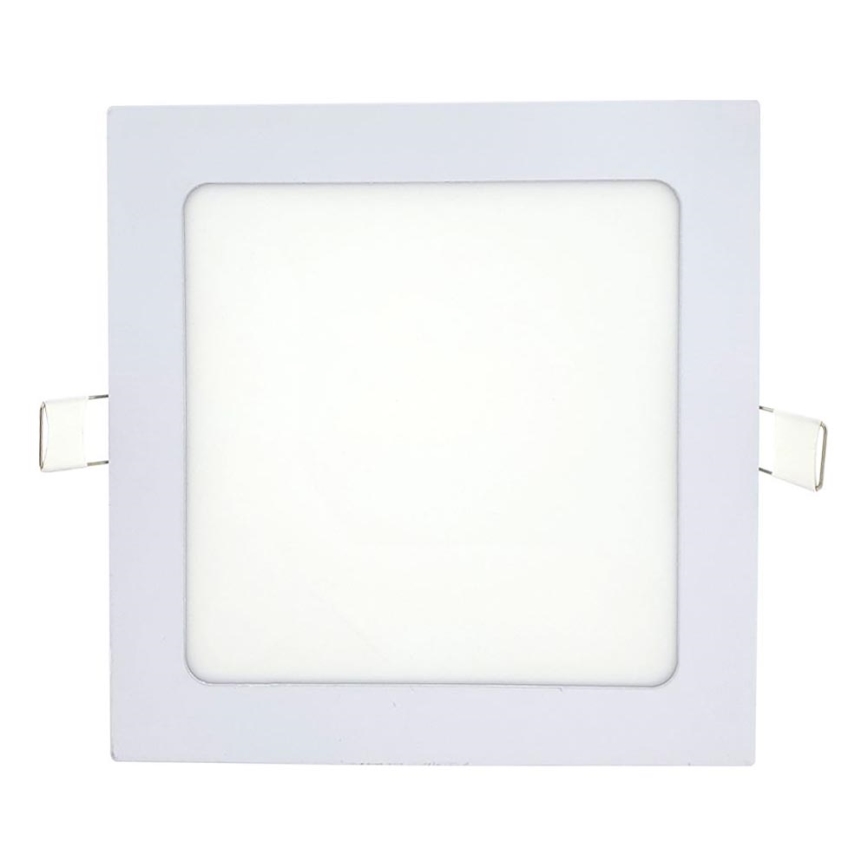 LED Hang plafondverlichting SQUARE LED/12W/230V 4200K 16,8x16,8 cm wit