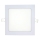 LED Hang plafondverlichting SQUARE LED/12W/230V 4200K 16,8x16,8 cm wit
