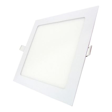 LED Hang plafondverlichting SQUARE LED/12W/230V 4200K 16,8x16,8 cm wit