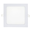 LED Hang plafondverlichting SQUARE LED/15W/230V 4200K 18,8x18,8 cm wit