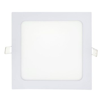 LED Hang plafondverlichting SQUARE LED/15W/230V 4200K 18,8x18,8 cm wit