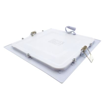LED Hang plafondverlichting SQUARE LED/15W/230V 4200K 18,8x18,8 cm wit