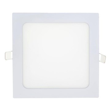 LED Hang plafondverlichting SQUARE LED/15W/230V 6500K 18,8x18,8 cm wit