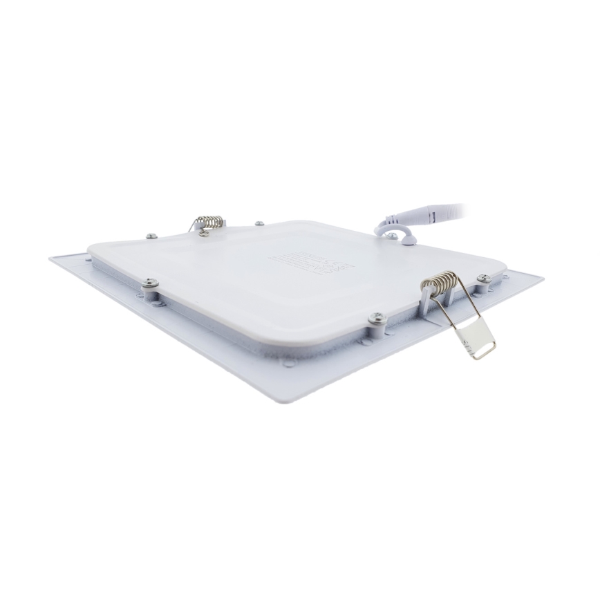 LED Hang plafondverlichting SQUARE LED/15W/230V 6500K 18,8x18,8 cm wit