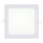 LED Hang plafondverlichting SQUARE LED/18W/230V 2700K 22x22 cm wit