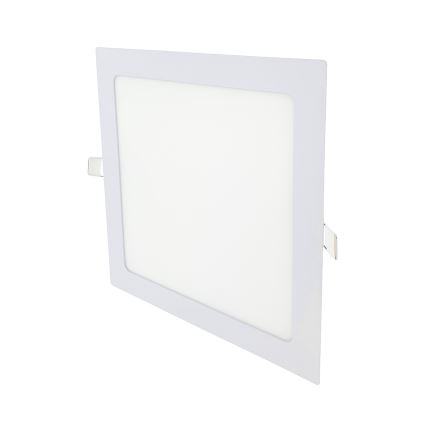 LED Hang plafondverlichting SQUARE LED/18W/230V 2700K 22x22 cm wit