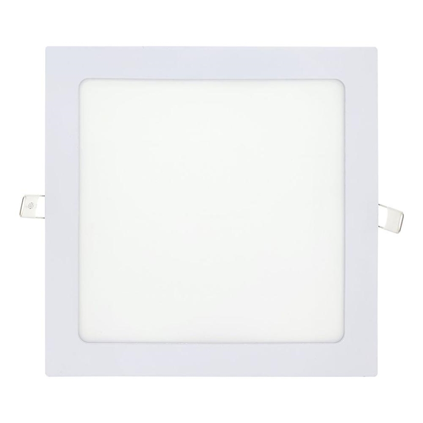 LED Hang plafondverlichting SQUARE LED/18W/230V 4200K 22x22 cm wit