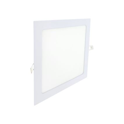 LED Hang plafondverlichting SQUARE LED/18W/230V 4200K 22x22 cm wit