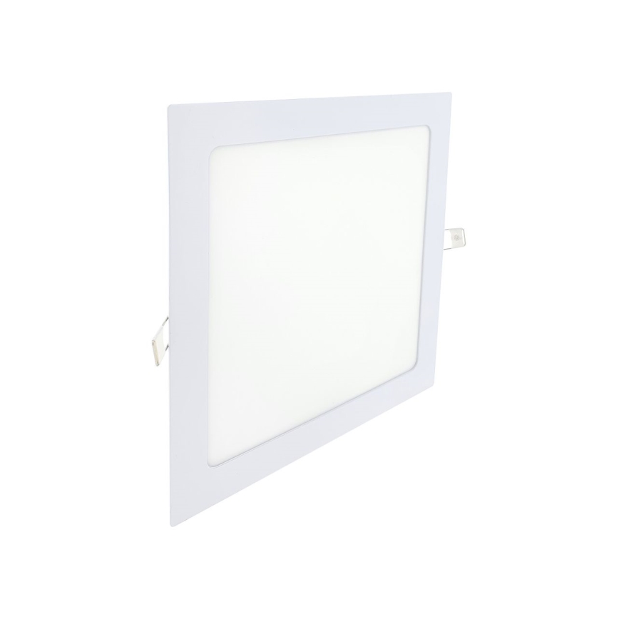 LED Hang plafondverlichting SQUARE LED/18W/230V 4200K 22x22 cm wit