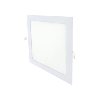 LED Hang plafondverlichting SQUARE LED/18W/230V 4200K 22x22 cm wit